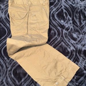 Derek Heart Brown Canvas Cargo Pants sz 9